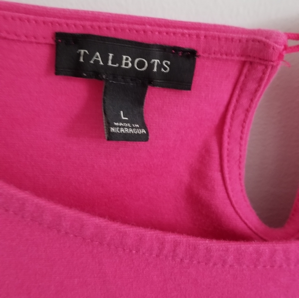 Talbots eyelet trim top - Picture 2 of 4